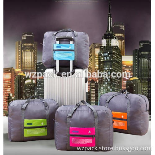 2016 Promotional OEM Foldable Bag Business Trip Durable Sports Gym Duffle Bag Portable Traveling Bag